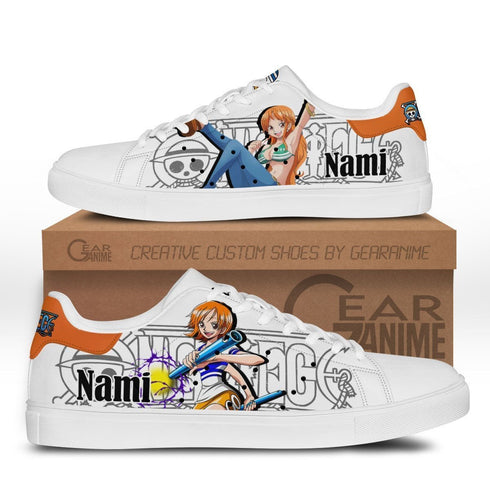Nami Skate Sneakers Custom Anime OP -kengät